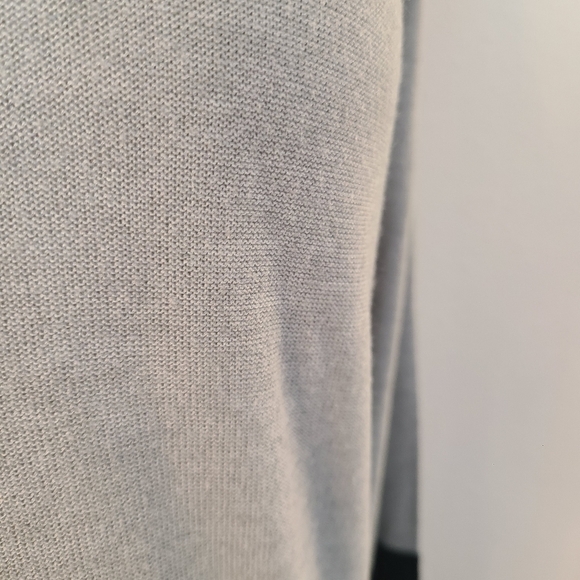 T Alexander Wang Gray Color Block Long Sleeve Top - Picture 4 of 6
